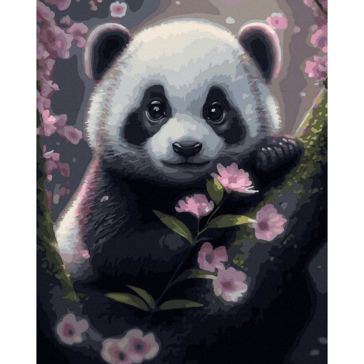 Maľovanie podľa čísel - Panda